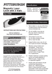 Harbor Freight Tools 2_In_1 Product manual