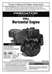 Harbor Freight Tools (420cc) Product manual