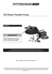 Harbor Freight Tools 12Volt Product manual