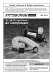 Harbor Freight Tools 12Volt Product manual