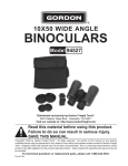 Harbor Freight Tools 10 x 50 Wide Angle Binoculars Product manual