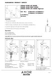Hans Grohe 37001XX1 User's Manual