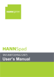 Hannspree HannsPad SN1AW72 User's Manual
