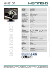 Hanns.G HH191DP User's Manual