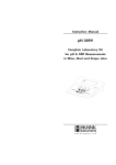 Hanna Instruments 209V User's Manual