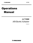 Hamilton Sundstrand Company ACT2000 User's Manual