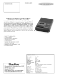 Hamilton Electronics HA-790 User's Manual
