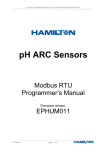 Hamilton Electronics EPHUM011 User's Manual