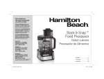 Hamilton Beach 70725 User's Manual
