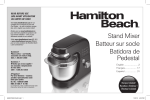 Hamilton Beach 63390 User's Manual