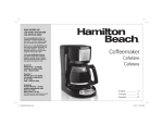 Hamilton Beach 49615 User's Manual