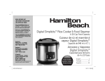 Hamilton Beach 37541 User's Manual