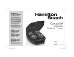 Hamilton Beach 25357 User's Manual
