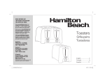 Hamilton Beach 22614Z User's Manual
