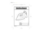 Hamilton Beach 19031 User's Manual