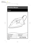 Hamilton Beach 14700 User's Manual