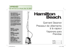 Hamilton Beach 11550 User's Manual