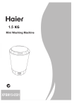 Haier XPBM15-0501 User's Manual