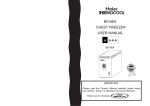 Haier THERMOCOOL BD-66A User's Manual