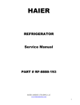 Haier RF-8888-193 User's Manual