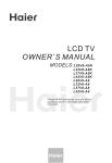 Haier L42V6-A8 S User's Manual