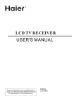 Haier L19R1BW User's Manual