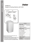 Haier HWM80-35 User's Manual