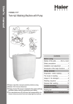 Haier HWM60-111P User's Manual