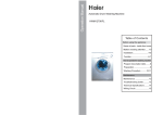 Haier HWM1270KFL User's Manual