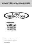 Haier HW-12CV03 User's Manual
