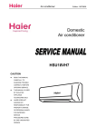 Haier HSU18VH7 User's Manual