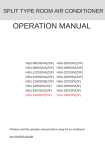 Haier HSU-09H03 User's Manual