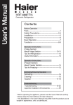 Haier HRF-688FF/A User's Manual