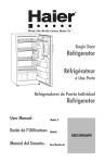 Haier HRE10WNAWW User's Manual