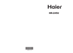 Haier HR-245U User's Manual