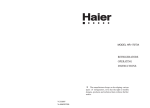 Haier HR-170T/A User's Manual