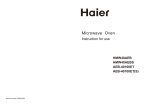 Haier HMW40AEB User's Manual