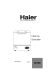 Haier HDT18PA User's Manual