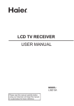 Haier L39Z10A User's Manual
