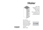 Haier Refrigerator JC-160DE User's Manual
