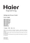 Haier Refrigerator HRF-660S User's Manual