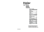 Haier Refrigerator HFD647ASS User's Manual