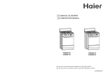 Haier Range KGG6201-A1 User's Manual