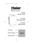 Haier HLP21E User's Manual