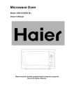 Haier HGN-45100ES User's Manual