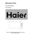 Haier HGN-36100EGS User's Manual
