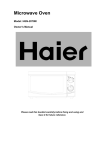 Haier HGN-2070M User's Manual