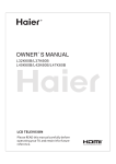 Haier L37K60B User's Manual