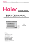 Haier ESA3087 User's Manual