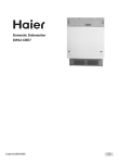 Haier DW12-CBE7 User's Manual